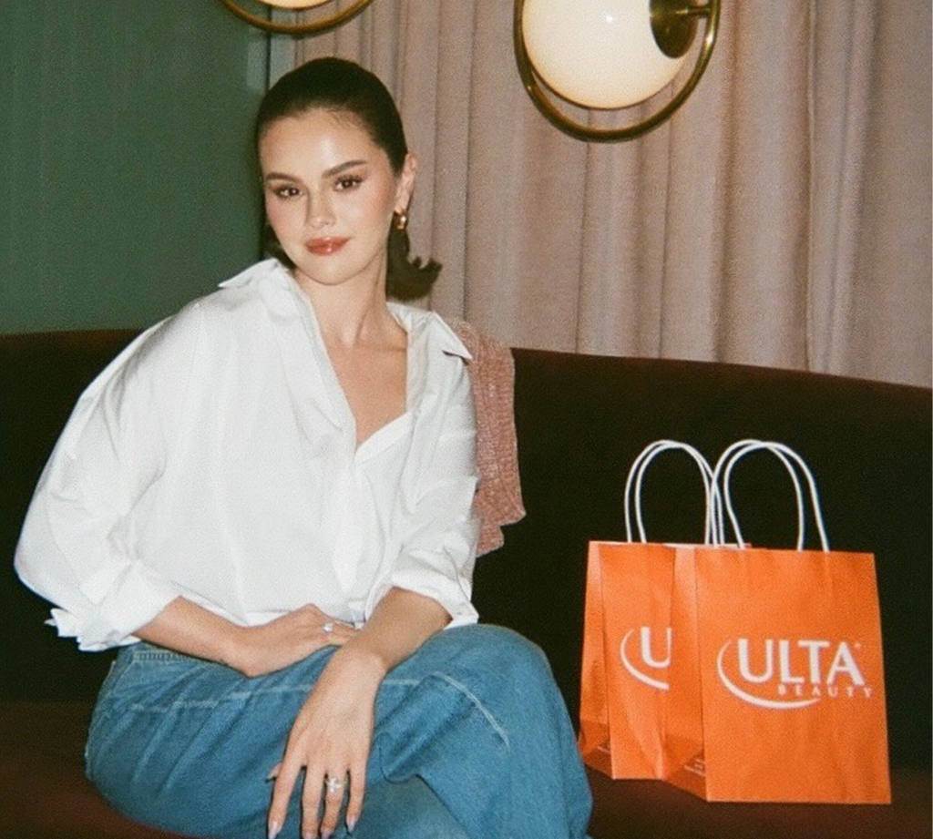 Selena Gomez introduces Rare Beauty Ulta Beauty, celebrating the brand’s nationwide expansion into Ulta Beauty stores.